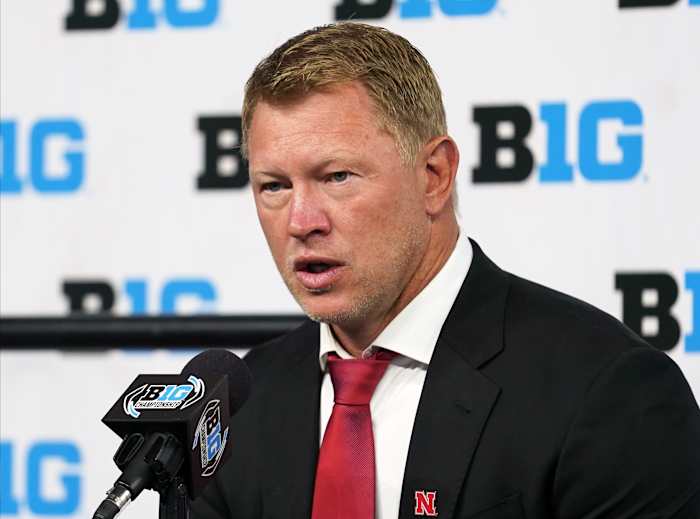 Scott Frost 2022 Big Ten Media Days USATSI_18747423